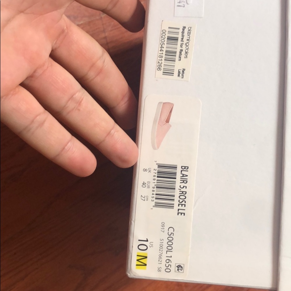 VINCE WOMENS BLAIR 5 ROSE LEATHER SNEAKER